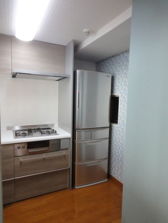 I型からL型に変更し、使いやすいキッチンに